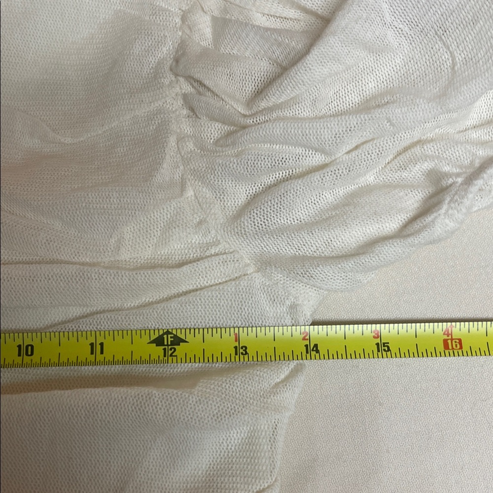 Mango Ivory Ruched Blouse - Picture 6 of 13